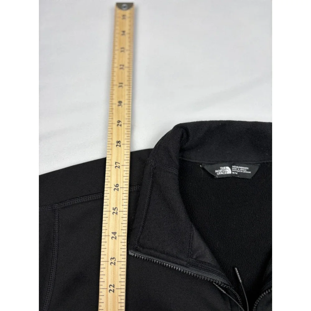 The North Face Canyonlands Full Zip Jacket Mens Medium M Black Fleece NF0A3SO6